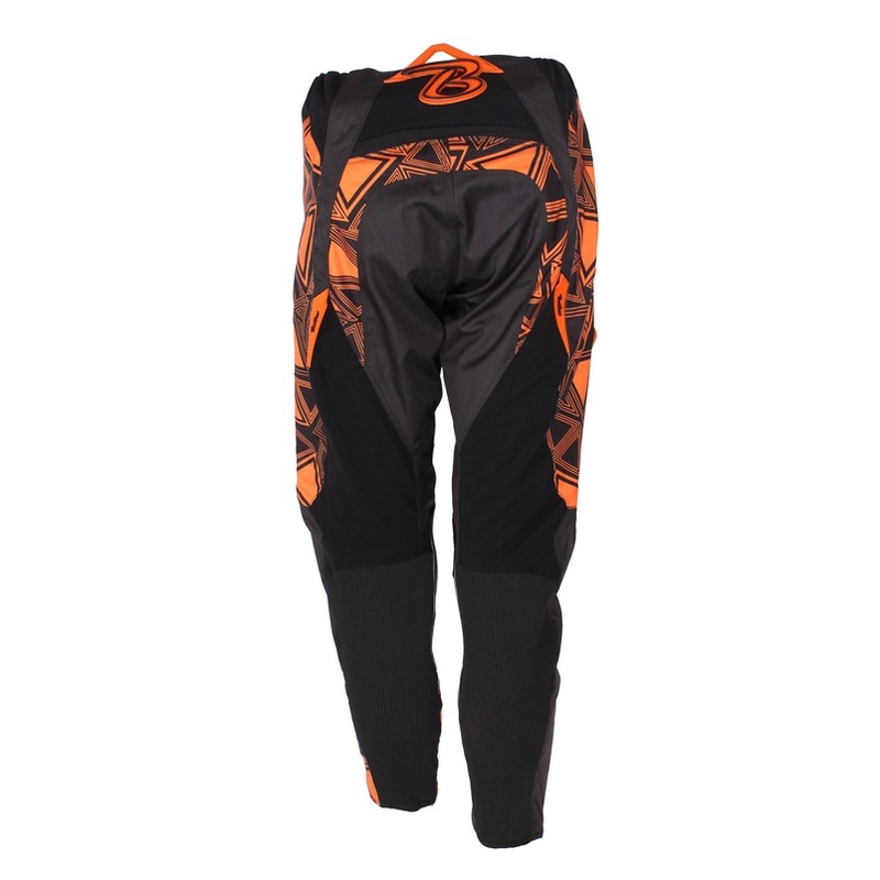 Kalhoty Motocross Bolder černo-oranžové výprodej