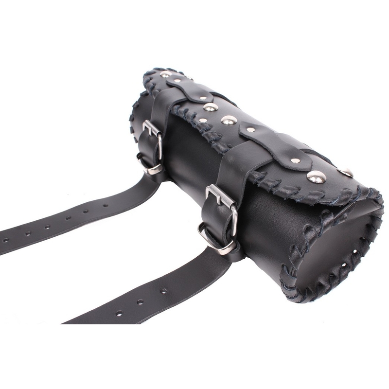 Roll-up in pelle per moto Chopper/Custom RSA-2B
