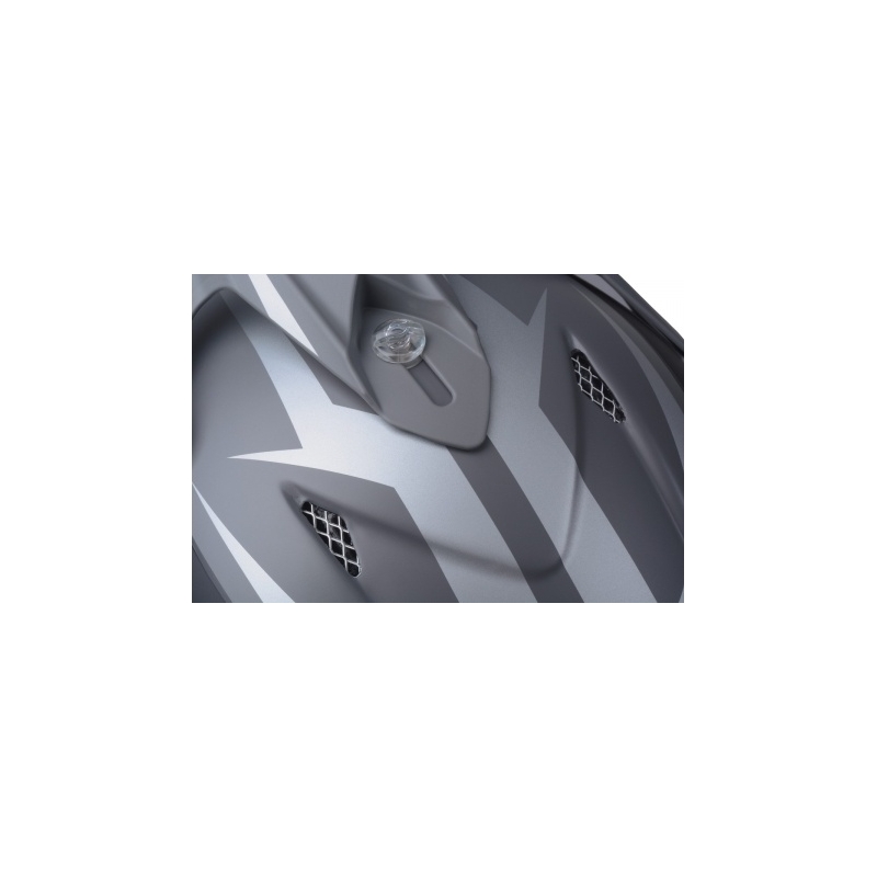 Motokrosová přilba Cassida Cross Pro - černá matná/šedá výprodej