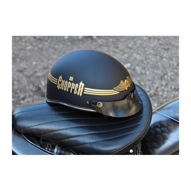 Casco Braincap RSA Skull nero opaco