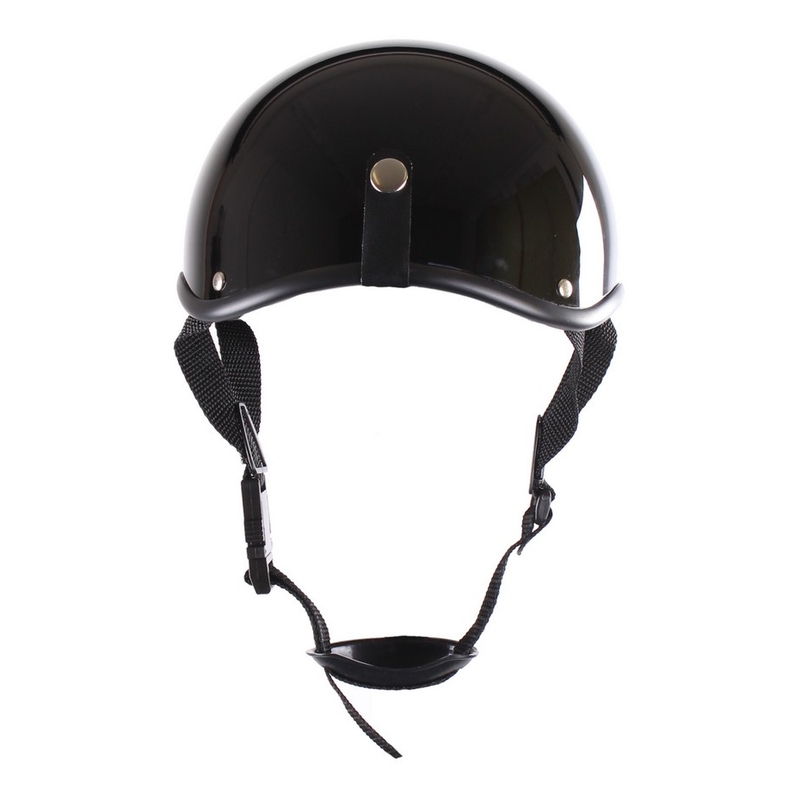 Casco moto RSA Chopper nero lucido