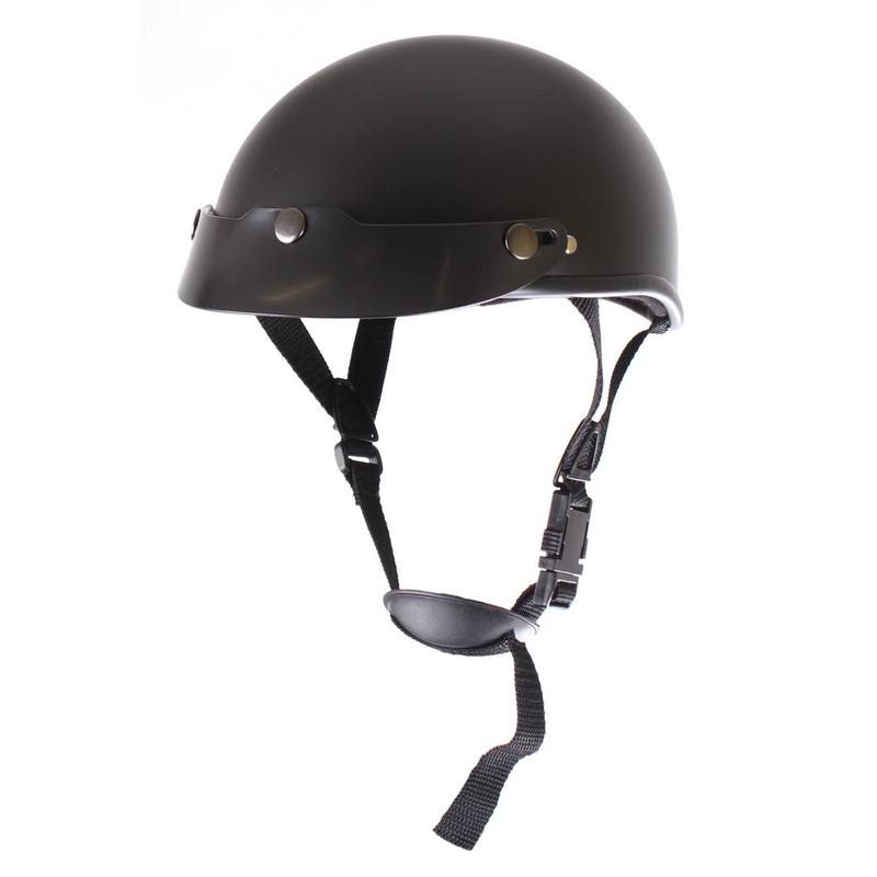 Casco moto RSA Chopper nero opaco