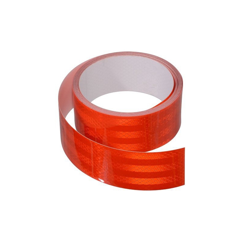 Samolepící páska reflexní 1m x 5cm červená