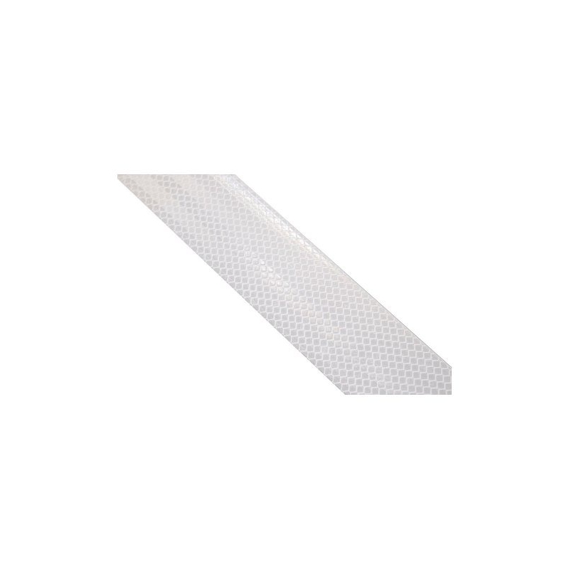 Samolepící páska reflexní 5m x 5cm bílá (role 5m)