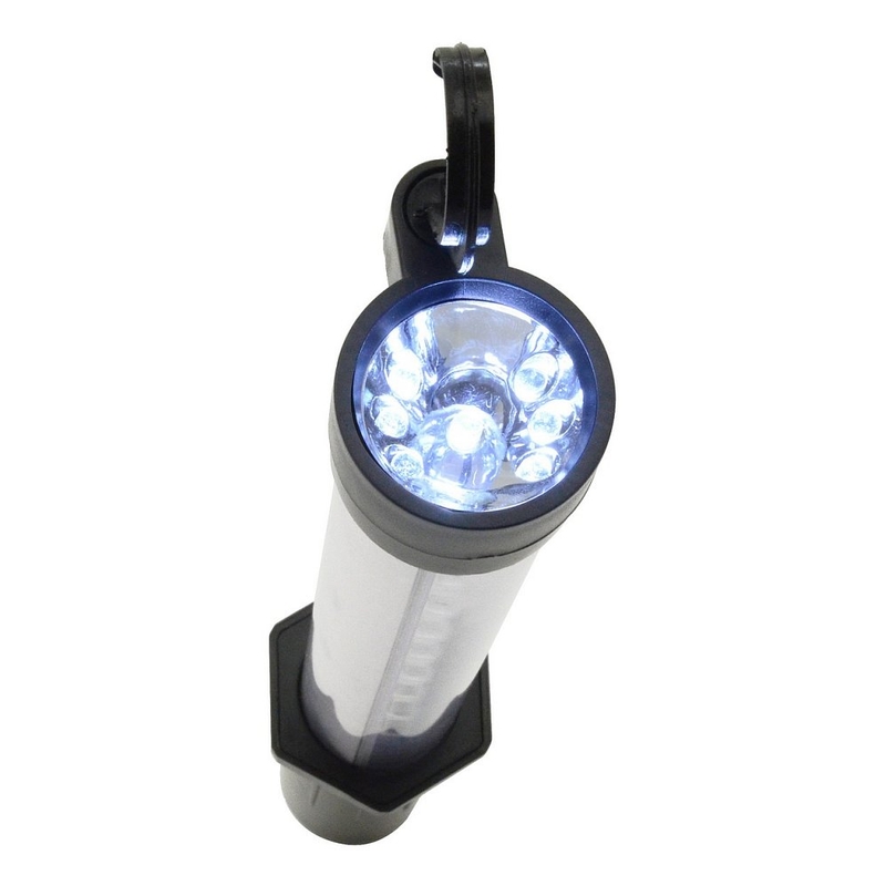 Montaggio della torcia 27+7LED ricaricabile 12/220V Li-on 1200mAh