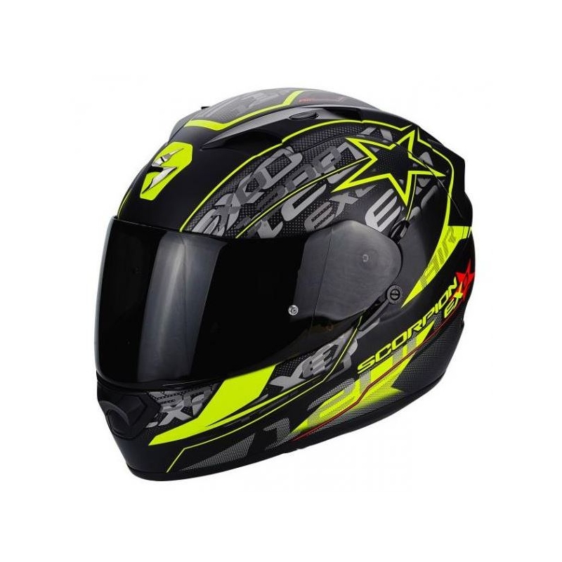 Integrální přilba Scorpion EXO-1200 Air Solis černá matná-fluo žlutá výprodej