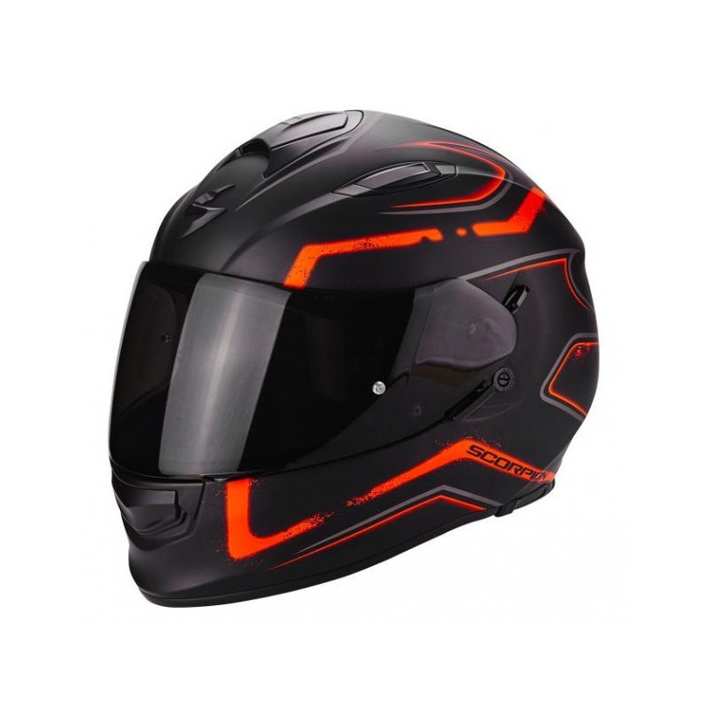 Integrální přilba Scorpion EXO-510 Air Radium černo-oranžová