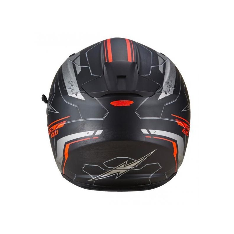 Integrální přilba Scorpion EXO-510 Air Cross černo-stříbrno-neonově červená výprodej