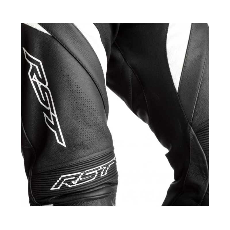 Jednodílná kombinéza na motorku RST Tractech Evo 4 CE černo-bílá výprodej