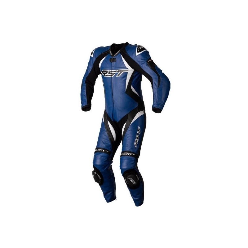 Jednodílná kombinéza na motorku RST Tractech Evo 4 CE černo-bílo-modrá výprodej