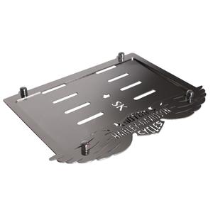 Cuscinetto in acciaio inox sotto la targa Harley