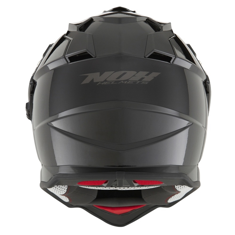 Casco da enduro NOX N312 nero lucido