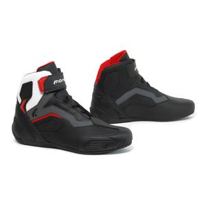 Stivali da moto Forma Stinger EVO Flow nero-rosso-bianco-grigio