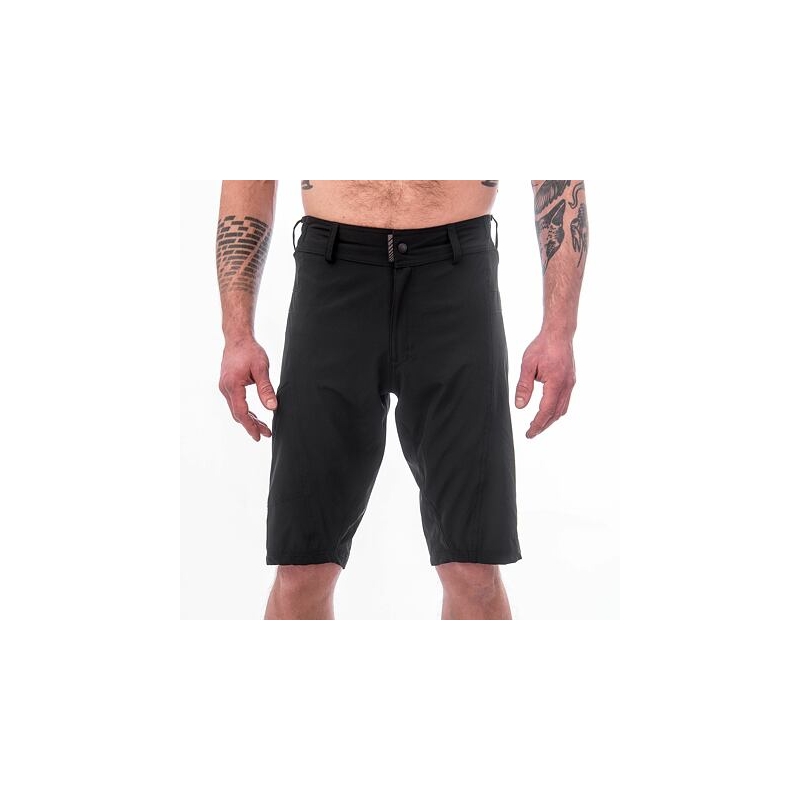 SENSOR HELIUM LITE pantaloni corti larghi da uomo nero vero Saldi