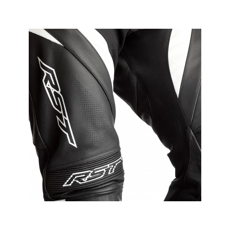 Pantaloni moto RST Tractech Evo 4 CE bianchi e neri Saldi