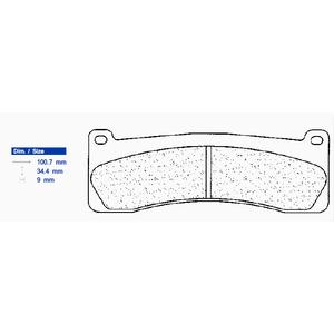Brzdové destičky CL BRAKES XBK5