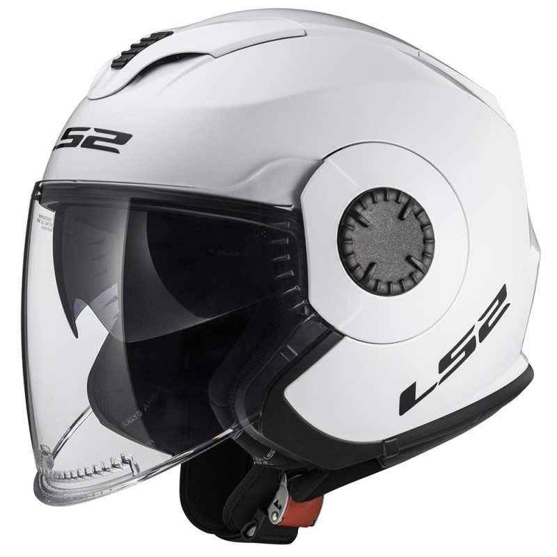 Casco aperto LS2 OF570 Verso bianco lucido
