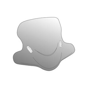 Plexi štít PUIG CITY TOURING kouřová