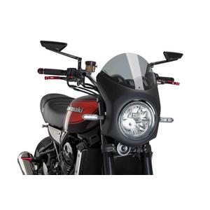 Plexi štít PUIG SEMI-FAIRING matná černá kouřová