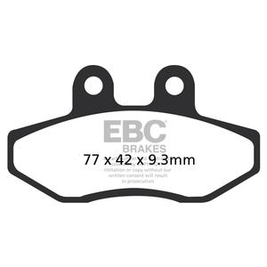 Brzdové destičky EBC