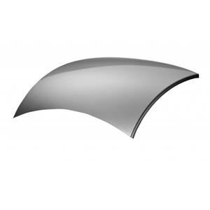 Kryt kufru SHAD pro SH45 stříbrná