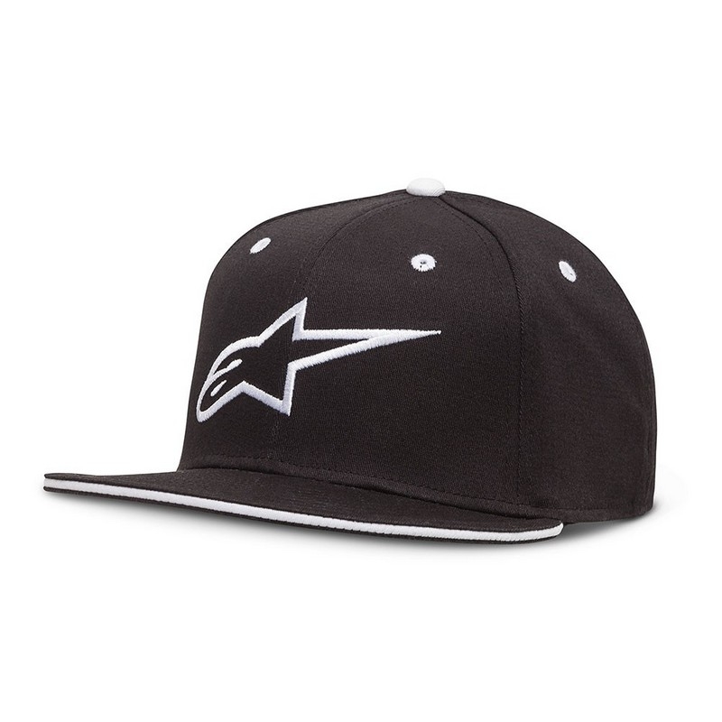 Alpinestars Ageless Flatbill Cap Nero e Bianco