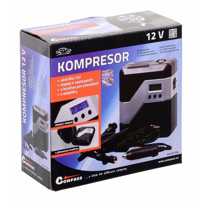 Kompresor 12V BRICK digitální