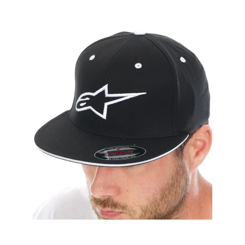 Alpinestars Ageless Flatbill Cap Nero e Bianco