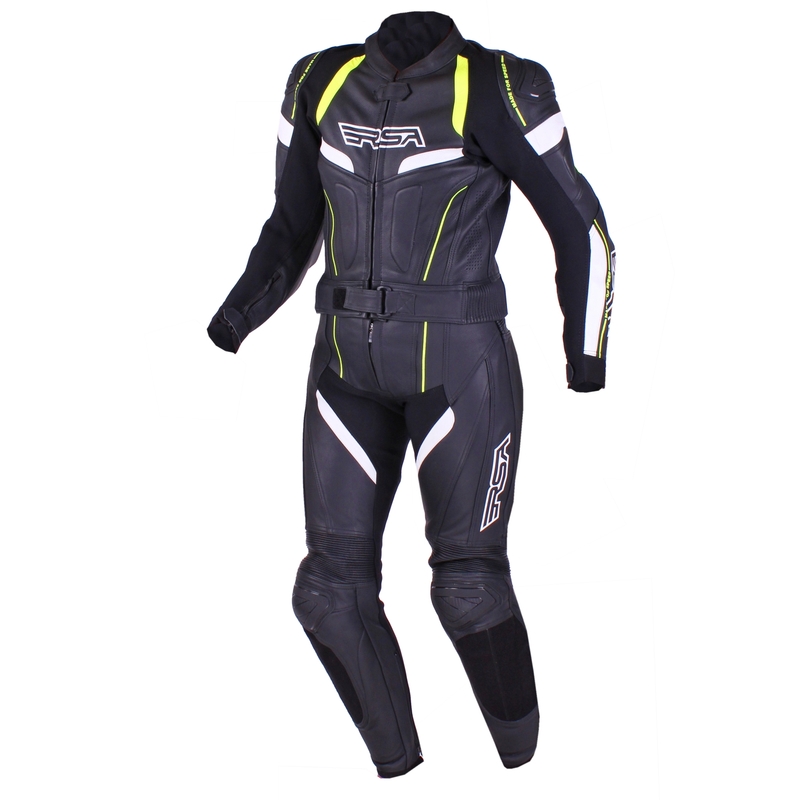 Dámská kombinéza RSA Speedway černo-bílo-fluo žlutá výprodej