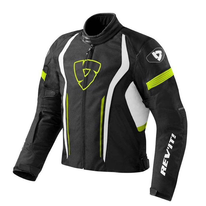 Bunda na motorku Revit Raceway černo-fluo žlutá