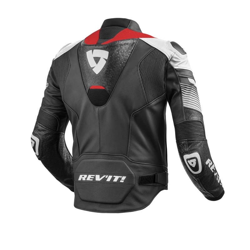 Bunda na motorku Revit Spitfire bílo-červená výprodej