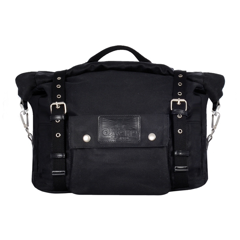 Borse laterali per moto Oxford Heritage Black 40l