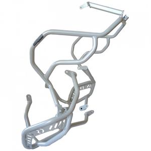 Ochranné rámy motoru RDMOTO stříbrná upper + lower