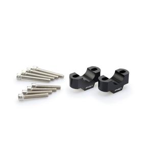 Zvýšení řidítek PUIG černý height 20mm, d 29mm