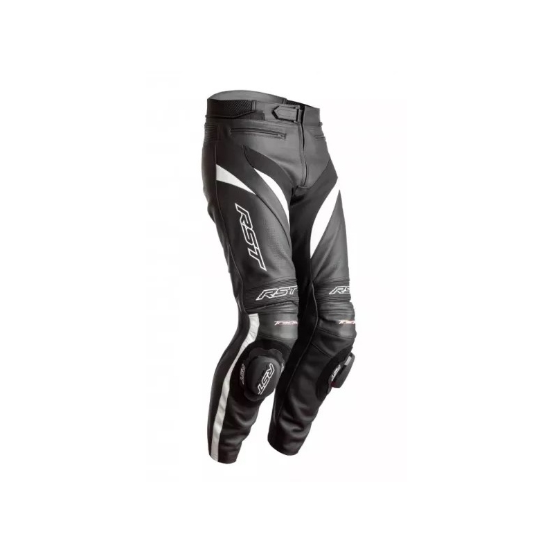 Pantaloni moto RST Tractech Evo 4 CE bianchi e neri Saldi