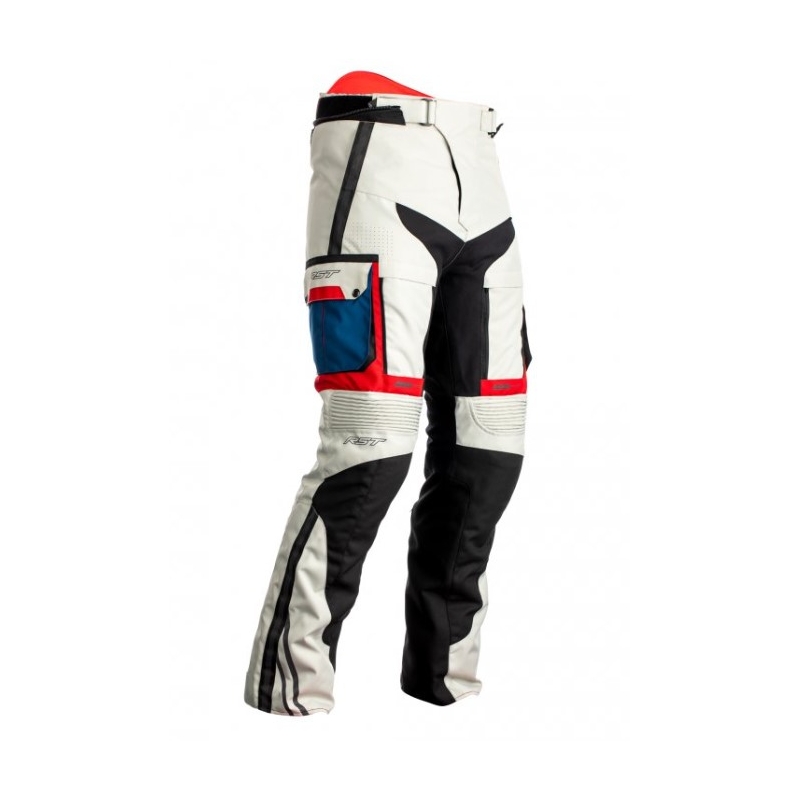 Pantaloni moto RST Pro Series Adventure-X CE nero-argento-blu-rosso Saldi