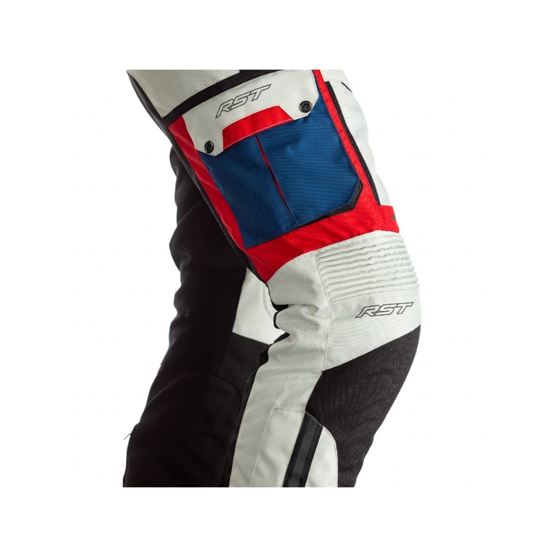 Pantaloni moto RST Pro Series Adventure-X CE nero-argento-blu-rosso Saldi