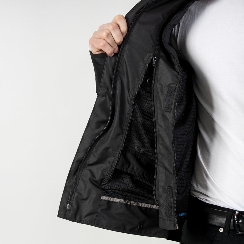 Giacca da moto Ozone Sahara Black