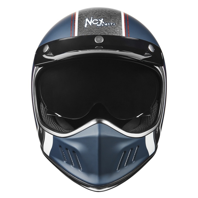 Integrální přilba na motorku NOX PREMIUM Seventy Nine modrá