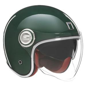 Casco moto aperto NOX PREMIUM Heritage verde