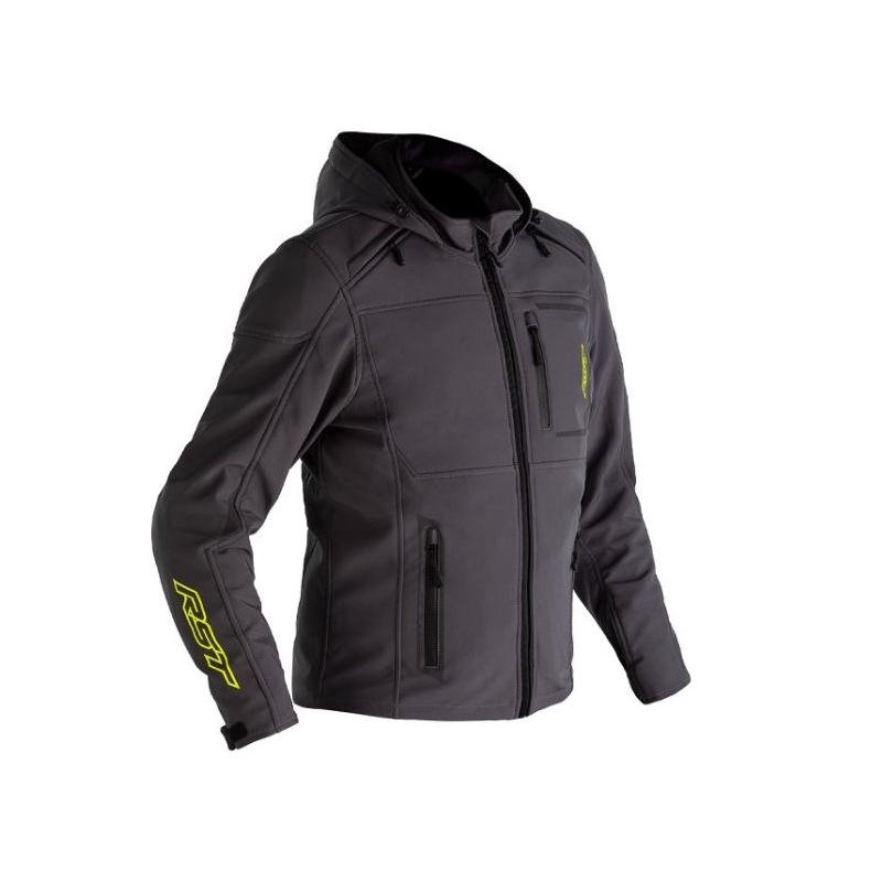 Giacca da moto RST X Frontline CE grigio-giallo fluo Saldi