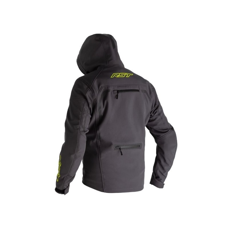 Giacca da moto RST X Frontline CE grigio-giallo fluo Saldi