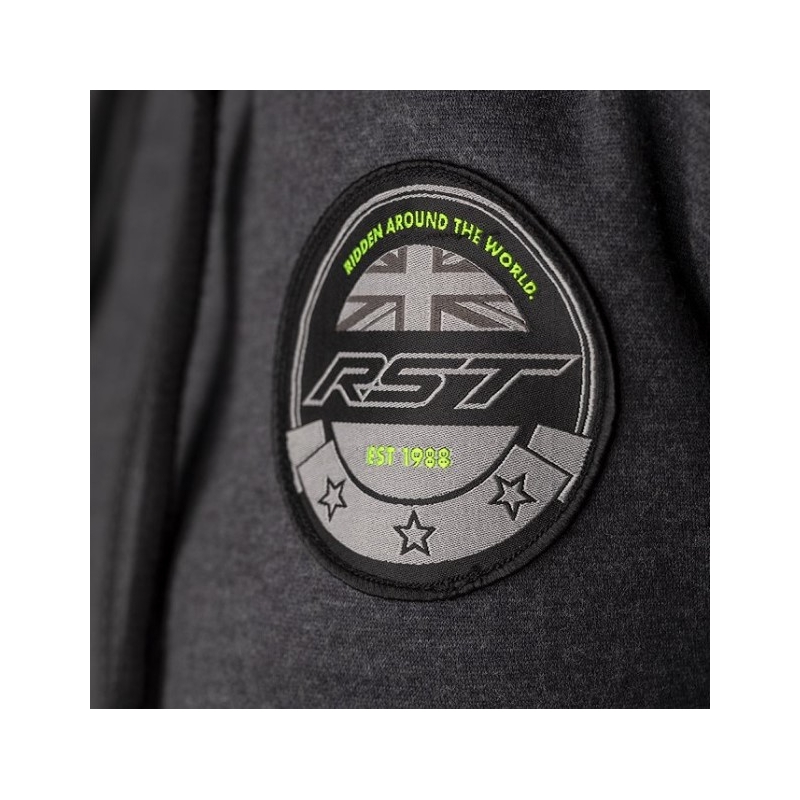 Mikina na motorku RST X Zip Factory CE šedá výprodej