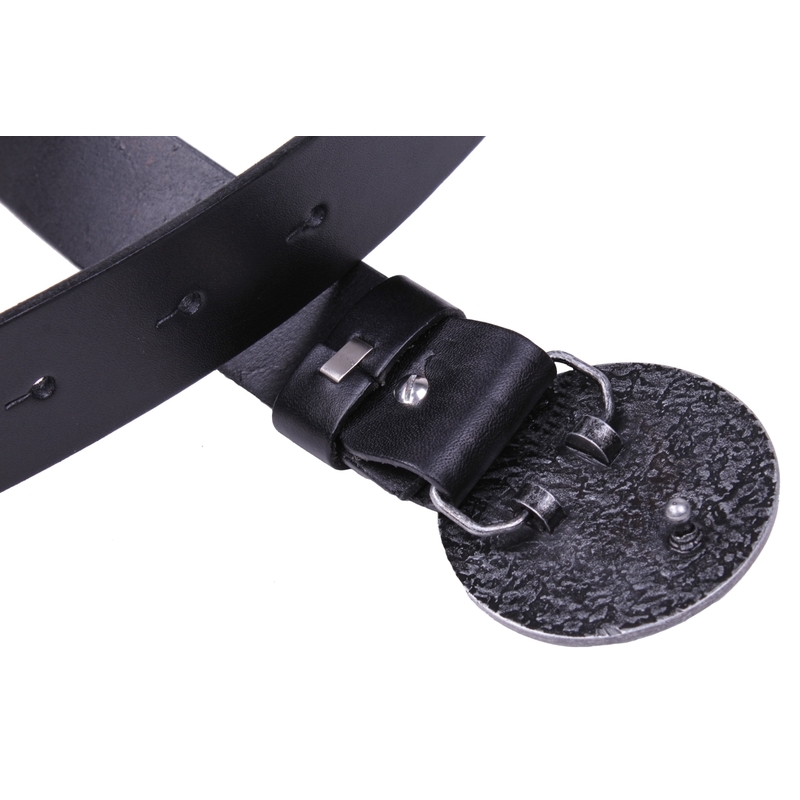 Cintura da moto in pelle con fibbia BMW