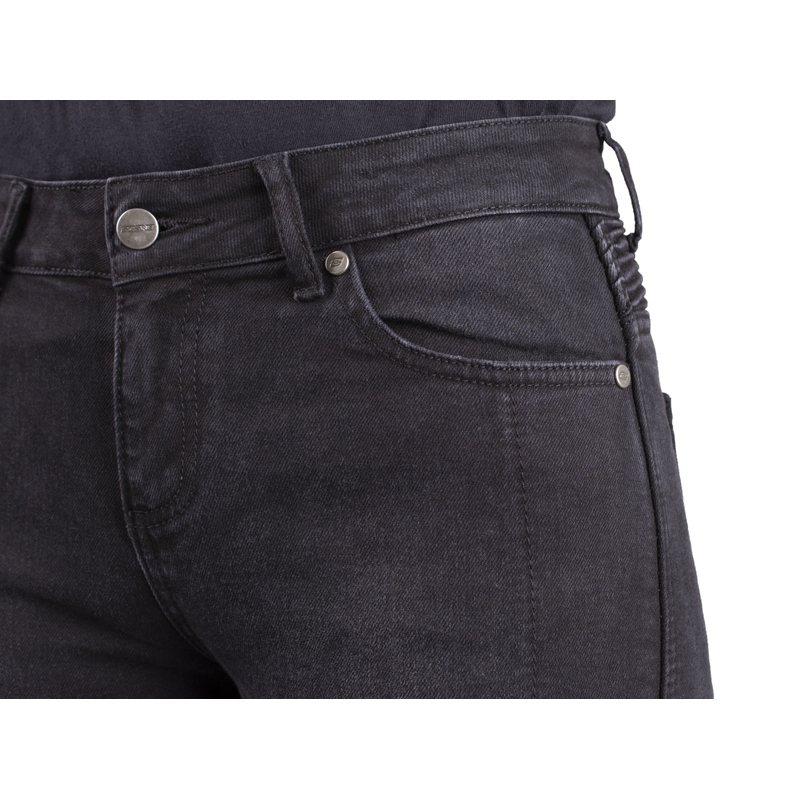 Jeans da motociclista Ozone Agness II Nero Donna