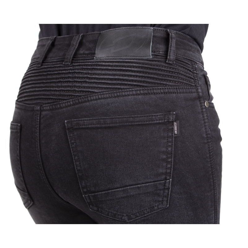 Jeans da motociclista Ozone Agness II Nero Donna