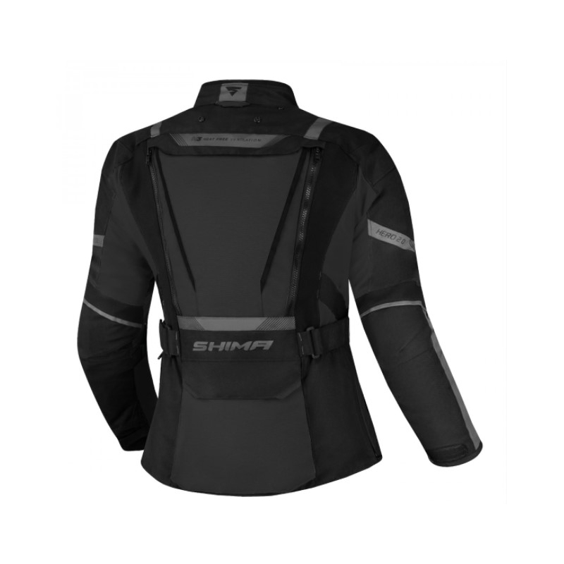 Giacca da moto Shima Hero 2.0 Donna Nero