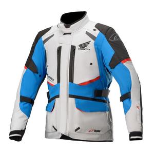 Giacca moto Alpinestar Andes Drystar Honda grigio-nero-blu-rosso