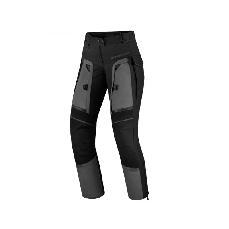 Pantaloni da moto Shima Hero 2.0 da donna neri e grigi