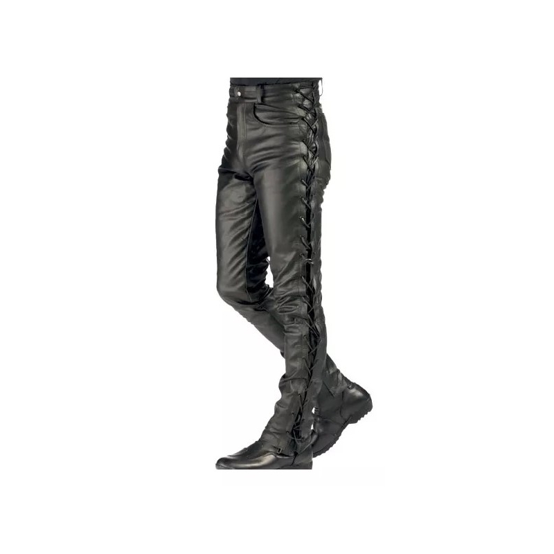 Pantaloni da moto Roleff RO3 da donna con allacciatura